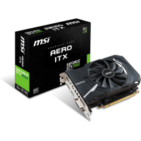 видеокарта MSI GeForce GTX 1050 Ti Aero ITX 2G OC