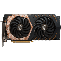 видеокарта MSI GeForce GTX 1060 Camo Squad 6G