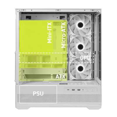 корпус MSI MAG Pano 110R PZ White
