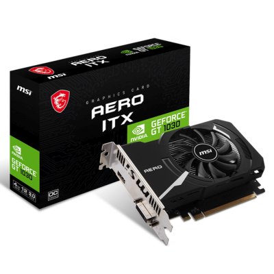 видеокарта MSI nVidia GeForce GT 1030 Aero ITX 4GD4 OC