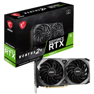 видеокарта MSI nVidia GeForce RTX 3060 Ti Ventus 2X 8GD6X