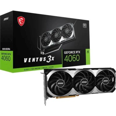 видеокарта MSI nVidia GeForce RTX 4060 Ventus 3X 8G OC
