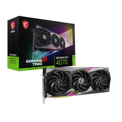 видеокарта MSI nVidia GeForce RTX 4070 Gaming X Trio 12G