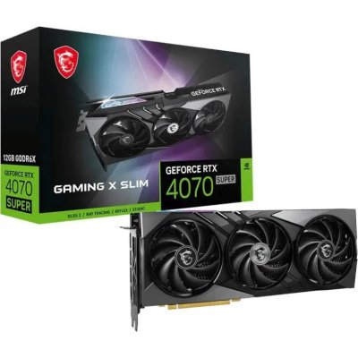 видеокарта MSI nVidia GeForce RTX 4070 Super Gaming X Slim 12G