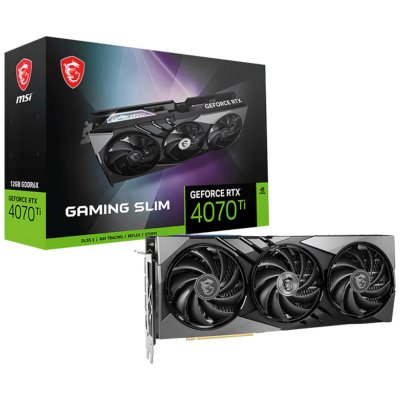 видеокарта MSI nVidia GeForce RTX 4070 Ti Gaming Slim 12G