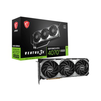 видеокарта MSI nVidia GeForce RTX 4070 Ti Super 16G Ventus 3X