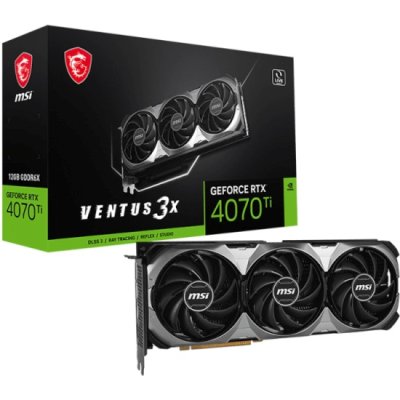 видеокарта MSI nVidia GeForce RTX 4070 Ti Ventus 3X E1 12G