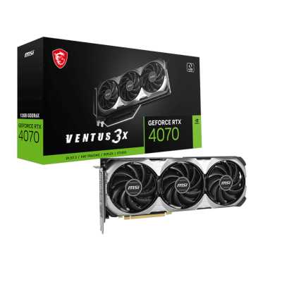 видеокарта MSI nVidia GeForce RTX 4070 Ventus 3X E 12G