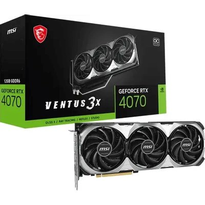 видеокарта MSI nVidia GeForce RTX 4070 Ventus 3X E1 12G OC