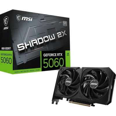 видеокарта MSI nVidia GeForce RTX 5060 8G Shadow 2X OC MAX