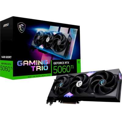 видеокарта MSI nVidia GeForce RTX 5060 Ti 16G Gaming Trio OC