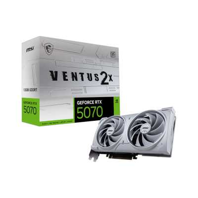видеокарта MSI nVidia GeForce RTX 5070 12G Ventus 2X OC White
