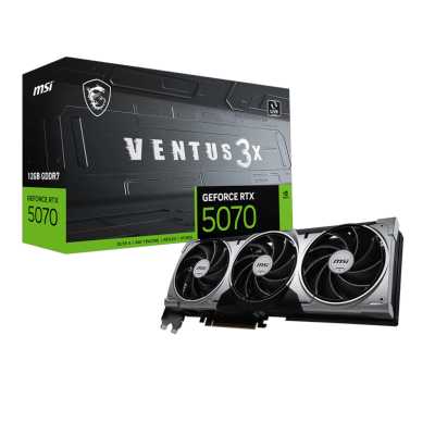 видеокарта MSI nVidia GeForce RTX 5070 12G Ventus 3X