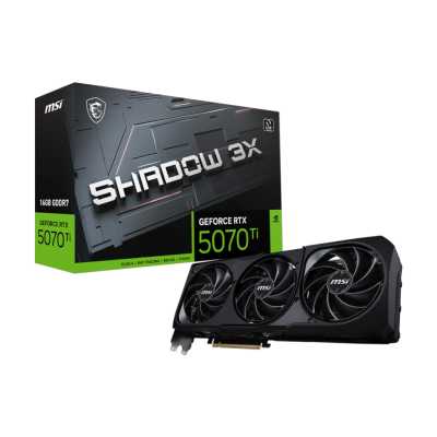 видеокарта MSI nVidia GeForce RTX 5070 Ti 16G Shadow 3X