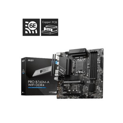 материнская плата MSI Pro B760M-A WiFi DDR4