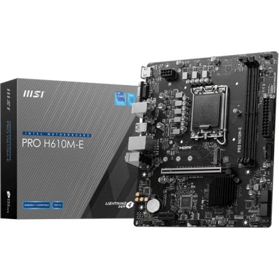 материнская плата MSI Pro H610M-E