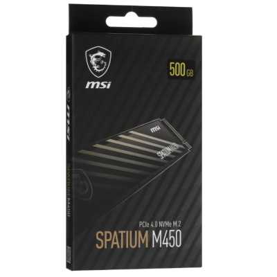 SSD диск MSI SPATIUM M450 V1 500Gb S78-440K380-P83