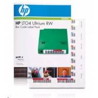 набор наклеек HP LTO4 Ultrium RW Bar Code Label Pack Q2009A