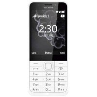мобильный телефон Nokia 230 Dual sim White-Silver