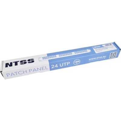 патч-панель NTSS NTSS-PP-1U-24-UTP-RJ45-6-D