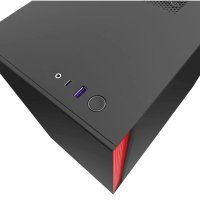 NZXT H210 Black-Red