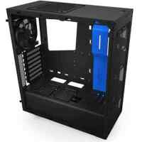 NZXT S340 Black-Blue CA-S340MB-GB