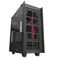 корпус NZXT S340 Elite Matte Black-Red