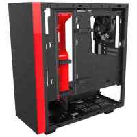 NZXT S340 Elite Matte Black-Red