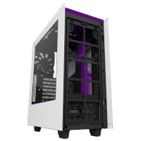 NZXT S340 White-Purple