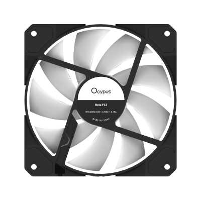 кулер Ocypus Beta F12 Black ARGB Reverse Blade