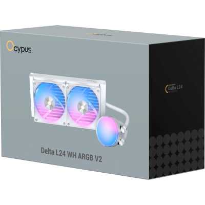 кулер Ocypus Delta L24 White ARGB V2