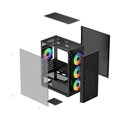 корпус Ocypus Gamma C50 Black ARGB