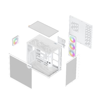 корпус Ocypus Gamma C74 White ARGB