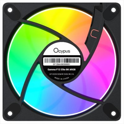 Ocypus Gamma F12 Elite Black ARGB 3 in 1