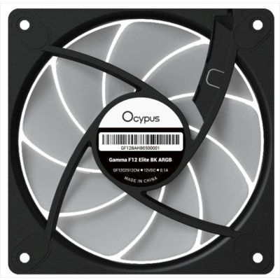 кулер Ocypus Gamma F12 Elite Black ARGB 3 in 1