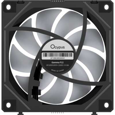 кулер Ocypus Gamma F12 UNI Black ARGB Reverse Blade 3 in 1