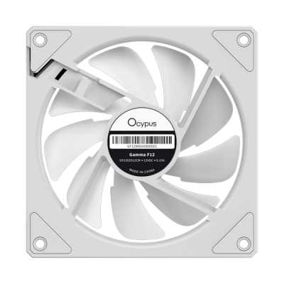 кулер Ocypus Gamma F12 White ARGB Reverse Blade