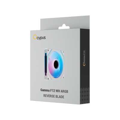 Ocypus Gamma F12 White ARGB Reverse Blade
