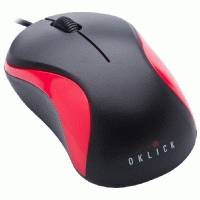 мышь Oklick 115S Black-Red New