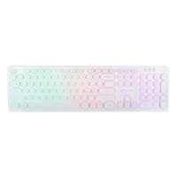 клавиатура Oklick 420MRL White