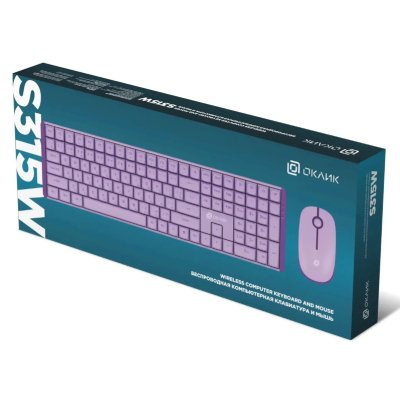 клавиатура Oklick S315W Lilac