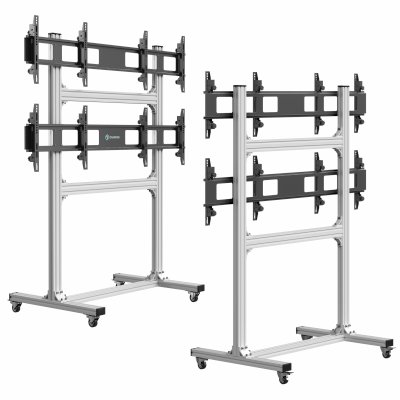 напольный мобильный стенд Onkron FSPRO2L-22 Silver