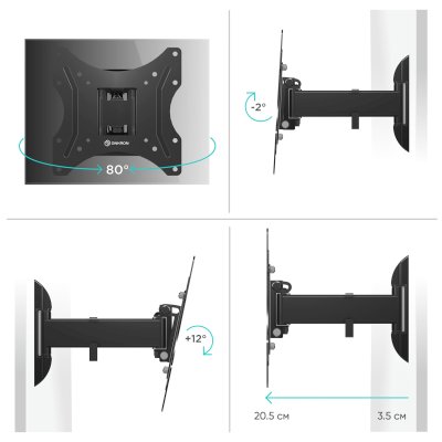 кронштейн Onkron NP24 Black