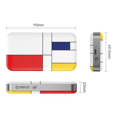 Orico 1Tb ORICO-MTQ-20G-1T-CO-BP