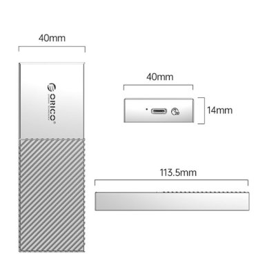 Orico ORICO-M207C3-G4-SV-BP