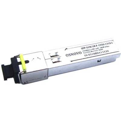 SFP Модуль Osnovo SFP-S1SC18-F-1550-1310-I