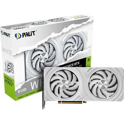 Palit nVidia GeForce RTX 4060 Ti Dual White 8Gb NE6406T019P1-1048L