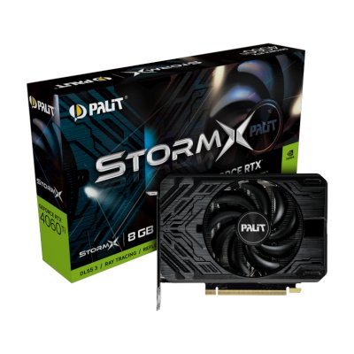 видеокарта Palit nVidia GeForce RTX 4060 Ti StormX 8Gb NE6406T019P1-1060F