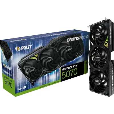 видеокарта Palit nVidia GeForce RTX 5070 GamingPro-S 12Gb NE75070019K9-GB2050U