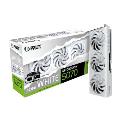 Palit nVidia GeForce RTX 5070 White OC 12Gb NE75070U19K9-GB2050W